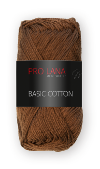 Baumwollgarn Basic Cotton Fb. 109 Marone von Pro Lana